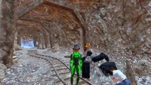 اسکرینشات 4 از محیط برنامه Rope Frog Ninja Hero برای اندروید