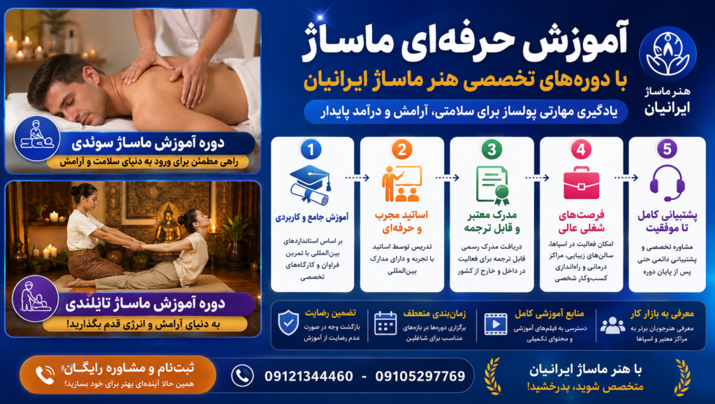 آموزش معرفی فنون ماساژ