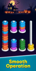 اسکرین‌شات 3 از محیط برنامه Nut Sort Puzzle برای اندروید