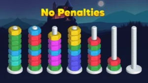 اسکرین‌شات 1 از محیط برنامه Nut Sort Puzzle برای اندروید