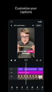 اسکرین‌شات 4 از محیط برنامه Edits, an Instagram app برای اندروید