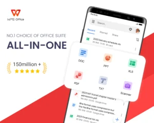تصویر محیط WPS Office – Word, Docs, PDF, Note, Slide & Sheet v18.25.1
