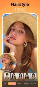 اسکرین‌شات 4 از محیط برنامه AirBrush: Face & Tan Editor برای اندروید