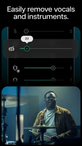 اسکرینشات 3 از محیط برنامه Moises: The Musician's AI App برای اندروید