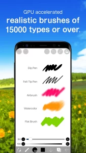 تصویر محیط ibis Paint X v13.1.12 تصویر محیط ibis Paint X v13.1.12
