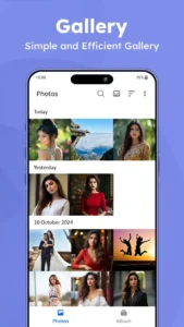 اسکرین‌شات 2 از محیط برنامه Xiaomi Gallery برای اندروید