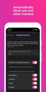 تصویر محیط Firefox Focus: The privacy browser v153.0.2 تصویر محیط Firefox Focus: The privacy browser v153.0.2