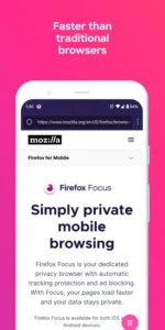 تصویر محیط Firefox Focus: The privacy browser v153.0.2 تصویر محیط Firefox Focus: The privacy browser v153.0.2