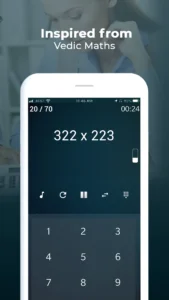 اسکرین‌شات 4 از محیط برنامه نرم افزار افزایش مهارت و تقویت ریاضی برای اندروید
