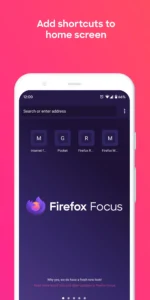 تصویر محیط Firefox Focus: The privacy browser v153.0.2 تصویر محیط Firefox Focus: The privacy browser v153.0.2