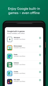تصویر محیط Google Play Games