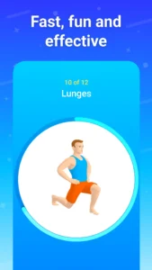 اسکرینشات 4 از محیط برنامه Seven - 7 Minute Workout برای اندروید