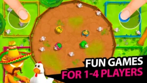 اسکرین‌شات 1 از محیط برنامه Stickman Party 234 MiniGames برای اندروید