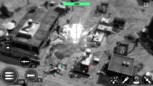 اسکرین‌شات 3 از محیط برنامه War Drone: 3D Shooting Games برای اندروید