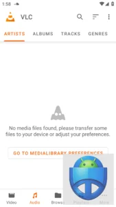 صفحه صوتی vlc پلیر