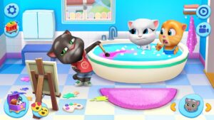 اسکرینشات 3 از My Talking Tom Friends برای اندروید