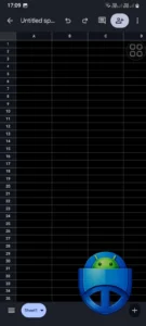 درست کردن فایل Google Sheet