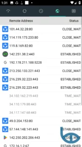 صفحه آدرس های Data Monitor