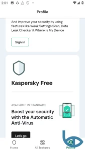 تصویر محیط Kaspersky Mobile Antivirus v11.122.4.1387 تصویر محیط Kaspersky Mobile Antivirus v11.122.4.1387
