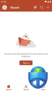 تصویر محیط Microsoft PowerPoint: Slideshows and Presentations v16.0.19725.20126