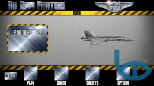 صفحه تنظیمات Air Navy Fighters