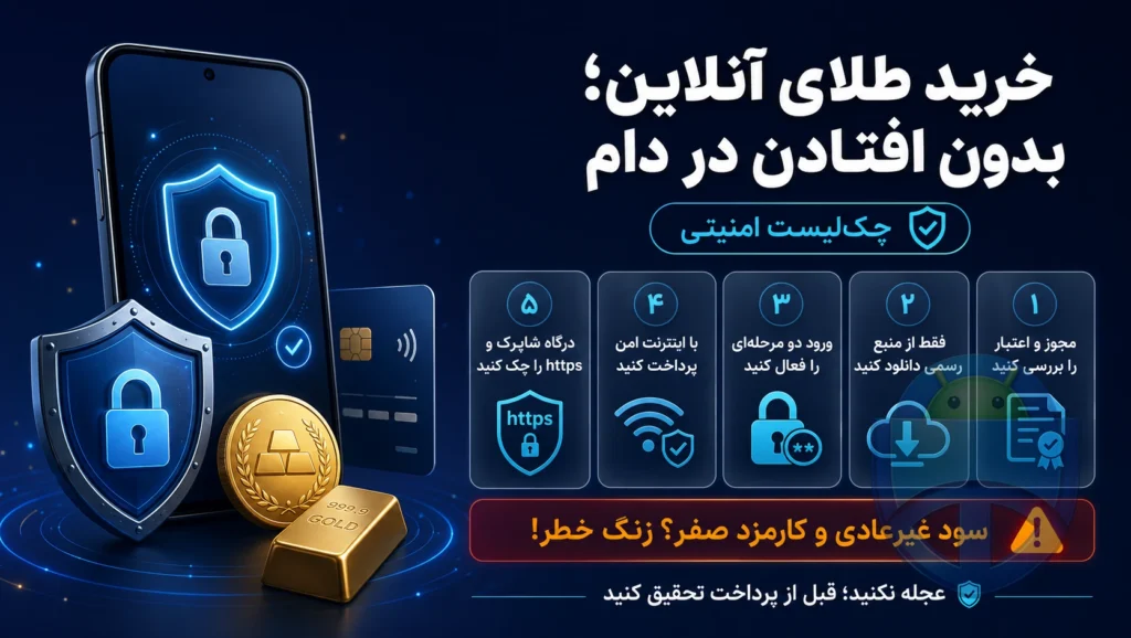 چگونه از کلاهبرداری در خرید طلای آنلاین از بلوبانک و سایر اپلیکیشنها جلوگیری کنیم؟ چگونه از کلاهبرداری در خرید طلای آنلاین از بلوبانک و سایر اپلیکیشنها جلوگیری کنیم؟