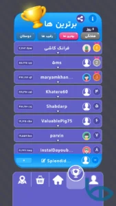 صفحه برترین ها بازی ‏‏زنجیره اعداد: ۲۲۴۸
