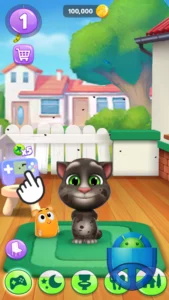 اسکرین‌شات 2 از محیط برنامه My Talking Tom 2 برای اندروید
