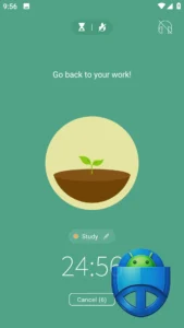 صفحه تایمر Forest