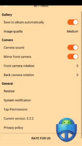 تصویر محیط Dazz Cam v3.2.2 تصویر محیط Dazz Cam v3.2.2