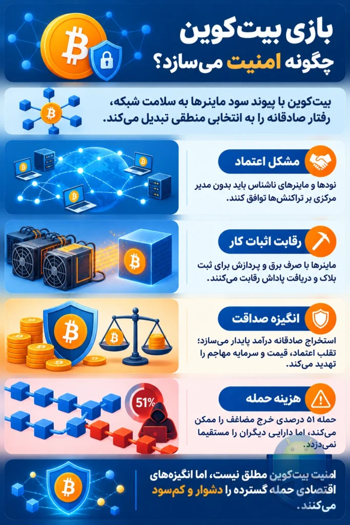 بیت‌کوین چه جور «بازی» است و چرا این‌قدر امن مانده؟