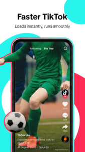 اسکرینشات 4 از محیط دانلود TikTok Lite – Faster TikTok برای اندروید برای اندروید