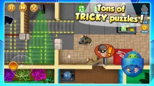 اسکرینشات 2 از محیط برنامه Robbery Bob 2: Double Trouble برای اندروید