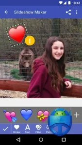 اسکرینشات 2 از محیط برنامه Scoompa Video - Slideshow Maker and Video Editor برای اندروید