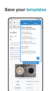 اسکرینشات 5 از Clipboard Pro: Manager & Memo -برنامه مدیریت+ذخیره کلیپبورد برای اندروید