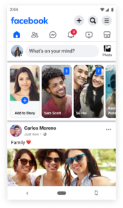 اسکرینشات 3 از محیط دانلود Facebook Lite برای اندروید برای اندروید
