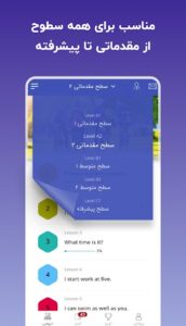 آموزش بخش گرامر برنامه لرنیت اندروید