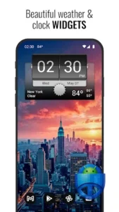 3D Flip Clock & Weather Pro
