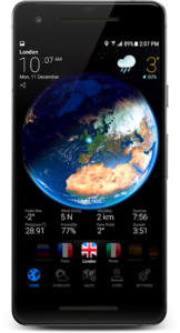بررسی آبوهوا با 3D EARTH PRO در اندروید