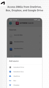 اسکرینشات 5 از AutoCAD برای اندروید