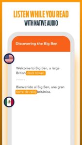 اسکرین‌شات 5 از Beelinguapp Language Learning برای اندروید