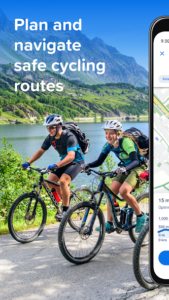 مسیریابی Bikemap روی اندروید