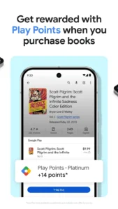 تنظیمات قلم و نور در Google Play Books اندروید