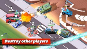 نقشه های متنوع بازی Crash of Cars