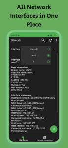 بررسی وضعیت اتصالات netstat با Ethwork اندروید