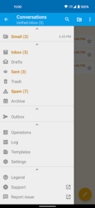 اسکرینشات 4 از FairEmail Pro برای اندروید
