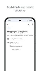 آموزش ثبت وظایف در Google Tasks اندروید