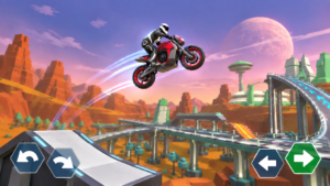 محیط جاذبه صفر در Gravity Rider Zero