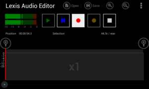 محیط Lexis Audio Editor اندروید
