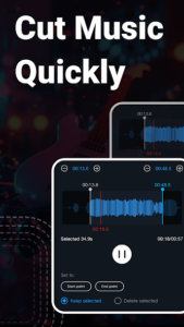 اسکرین‌شات 5 از Music Audio Editor, MP3 Cutter برای اندروید
